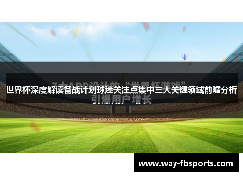 世界杯深度解读备战计划球迷关注点集中三大关键领域前瞻分析